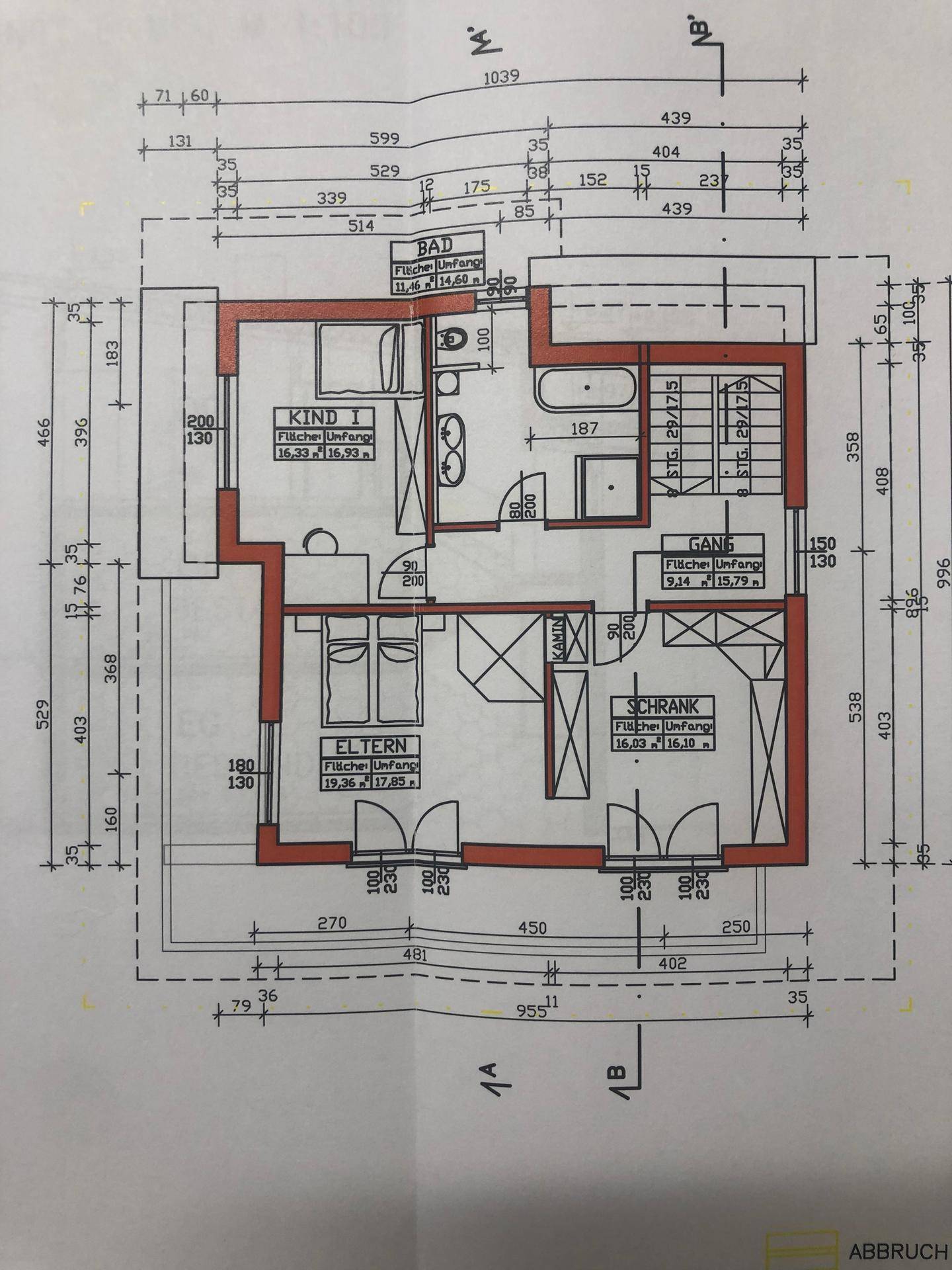 Wohnungsplan DG