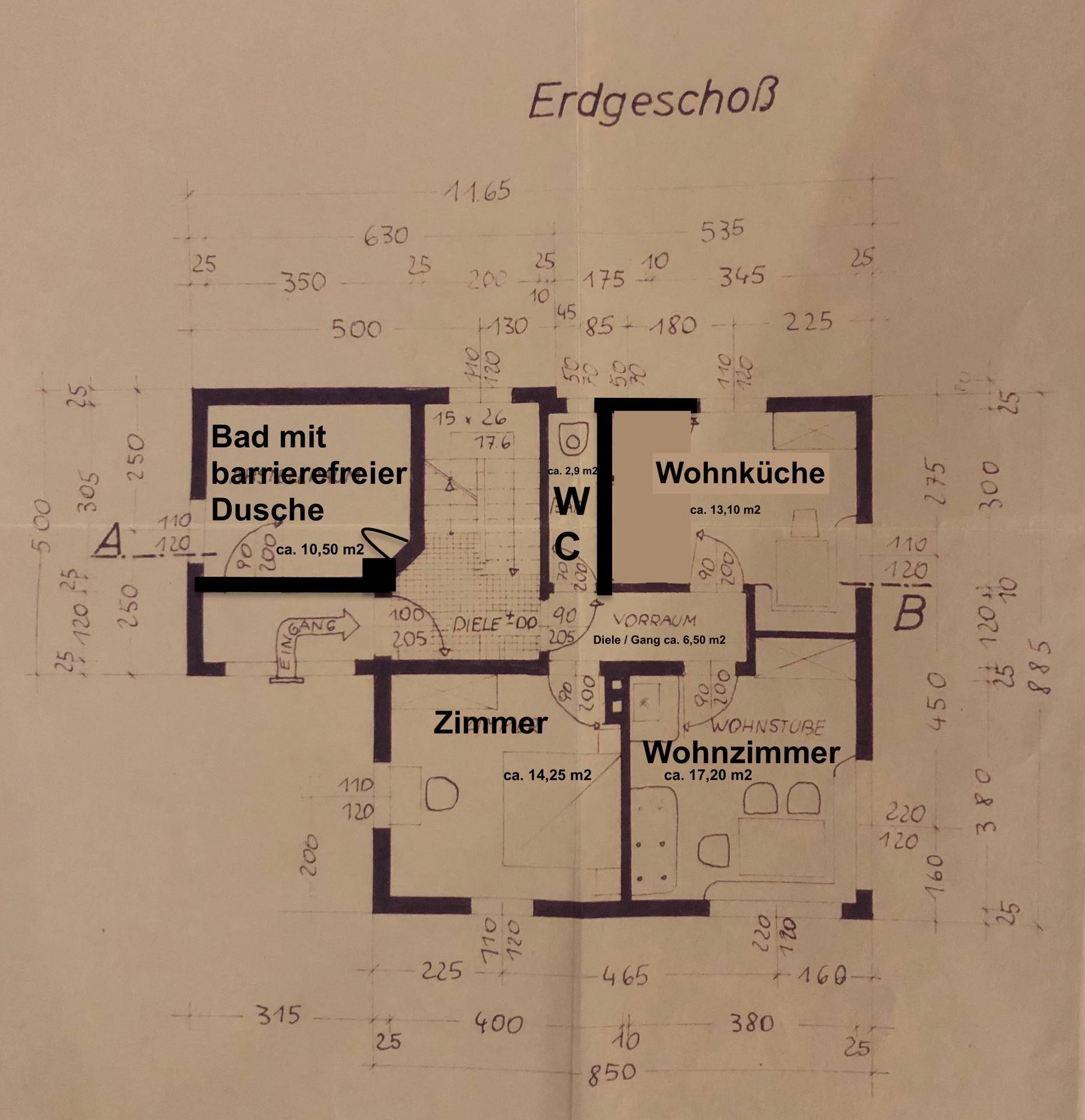 Erdgeschoß EFH Thiersee