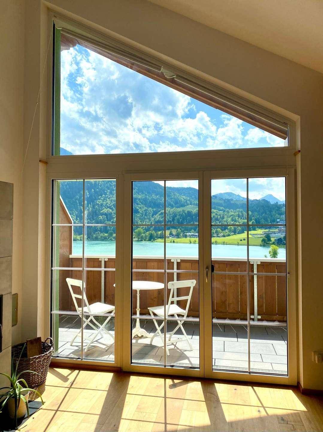 Ausblick vom Wohnzimmer