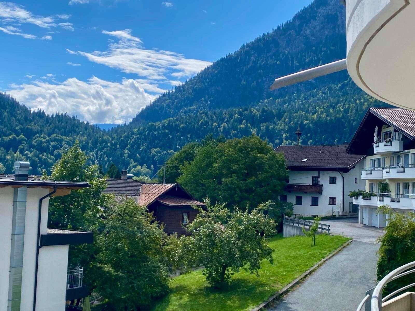 Ausblick vom Balkon