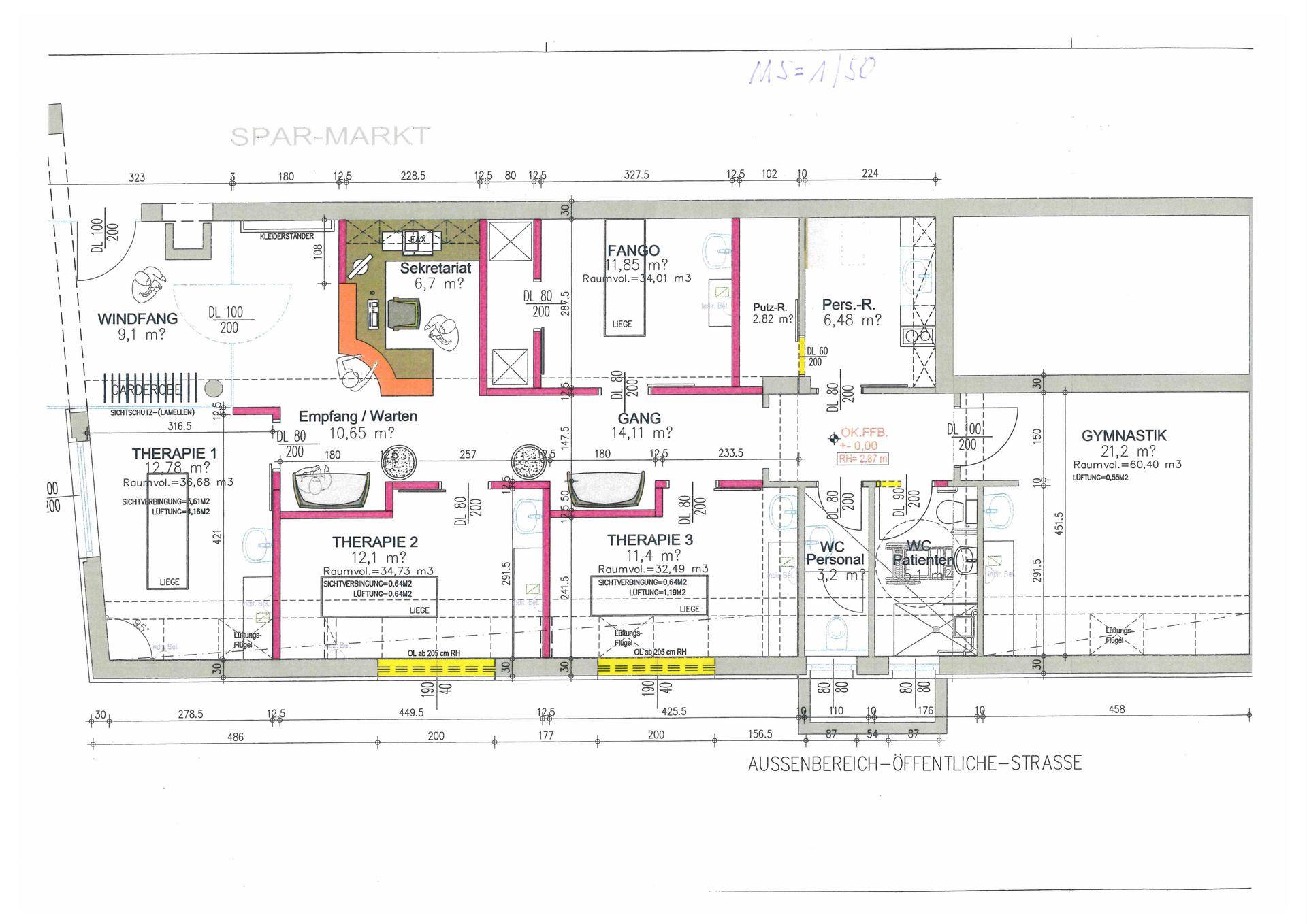 Raumplan Gewerbeeinheit Thiersee Mitte