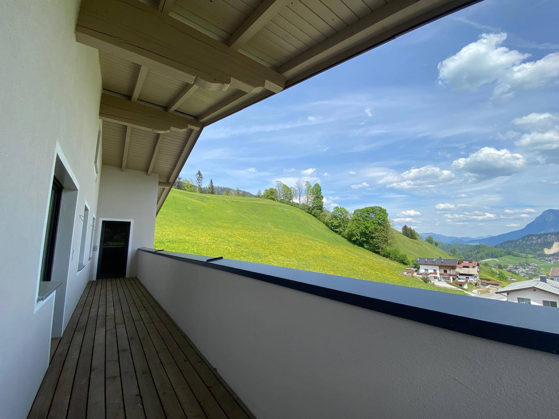 Balkon mit Aussicht