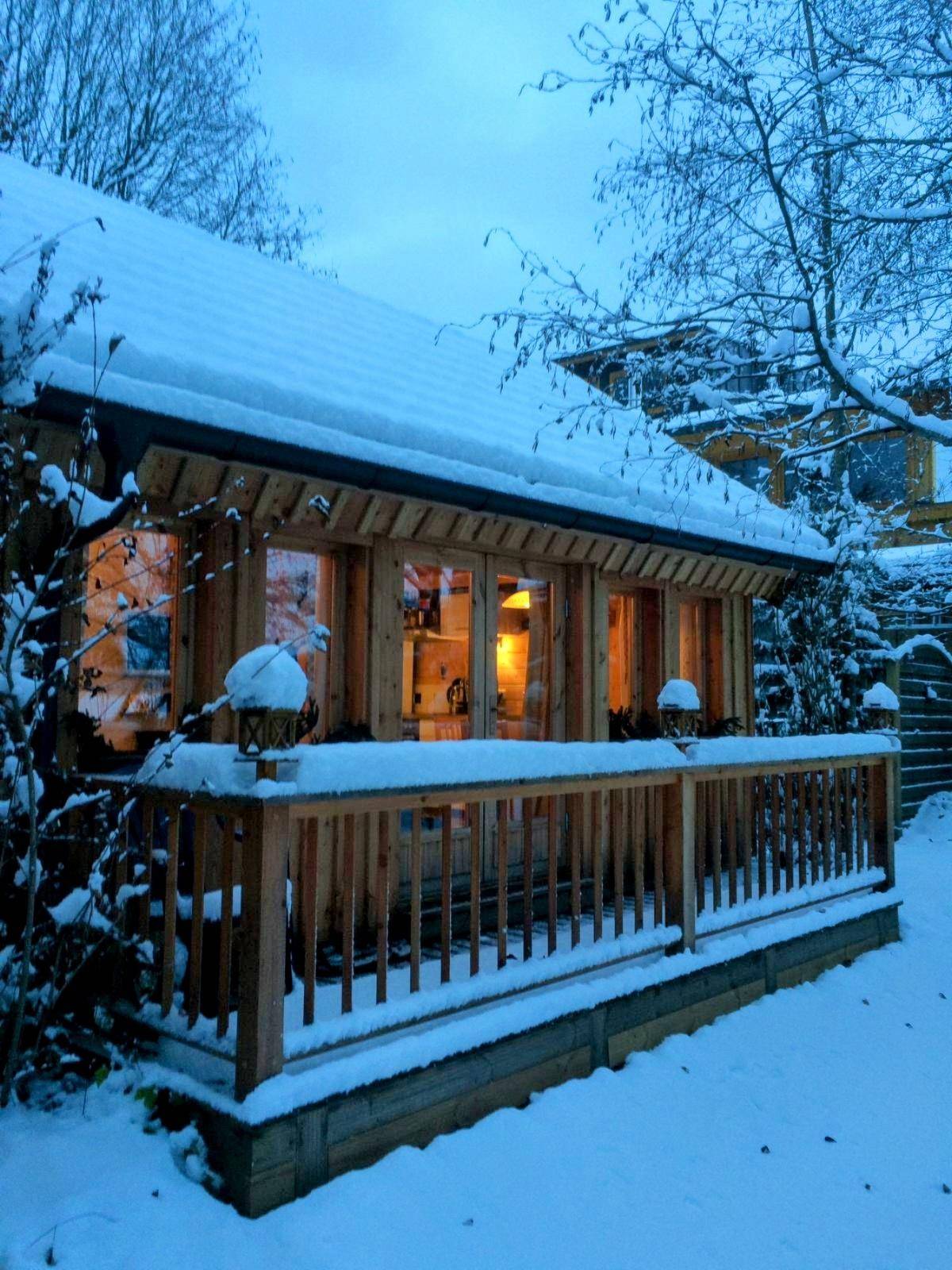 Tinyhouse im Winter