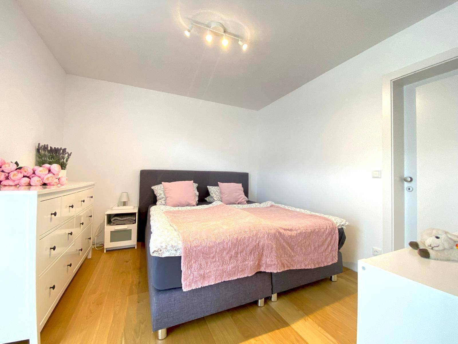 1. Schlafzimmer in der Ferienwohnung