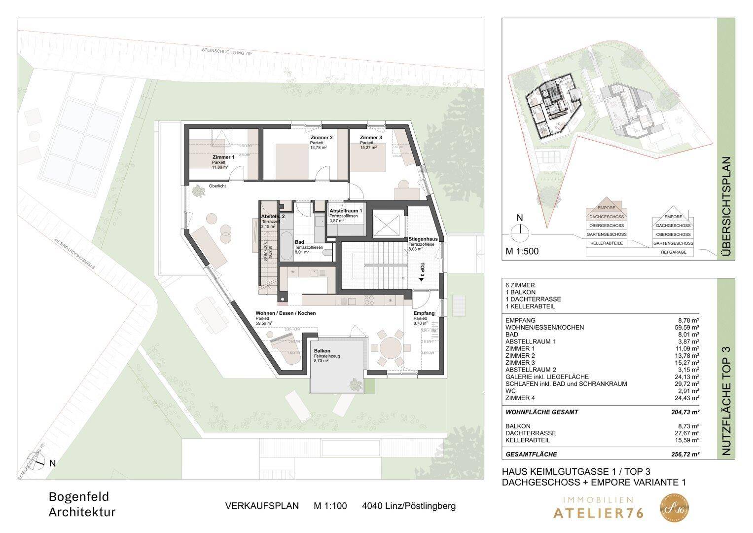 Grundriss Variante 6 Zimmer