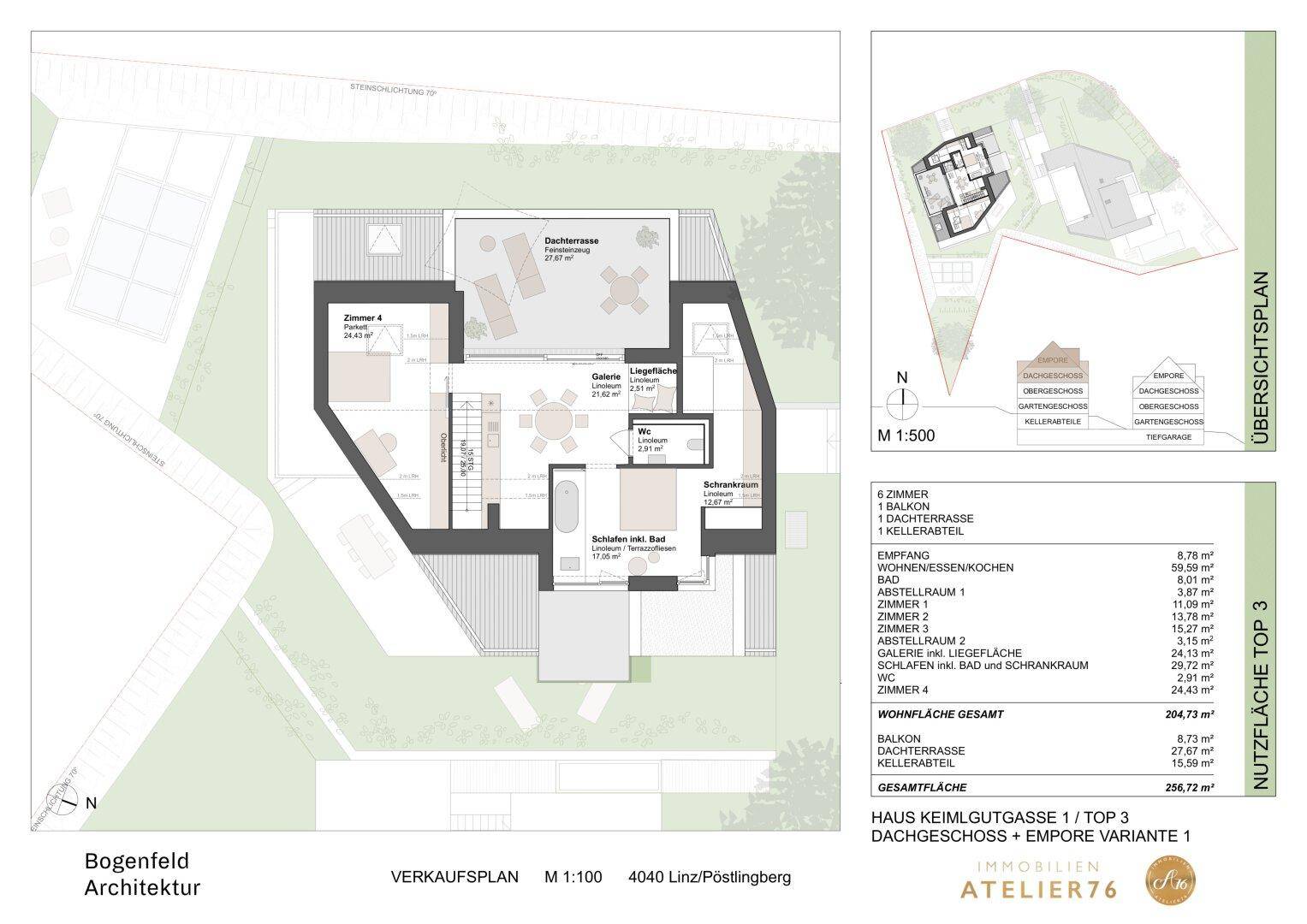 Grundriss Variante 6 Zimmer