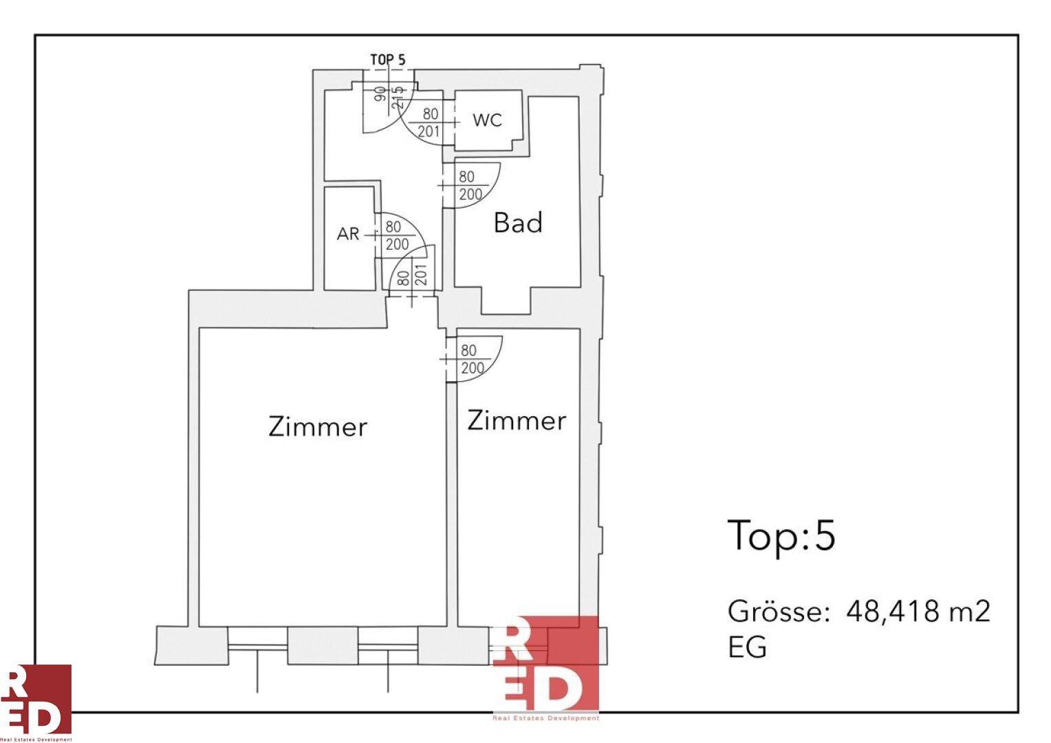 Top 5 Grundriss