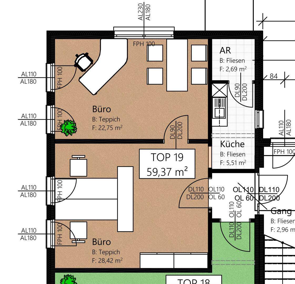 BLACKPOINT - Bürofläche mit ca. 59m² in Top Lage ! - Ansicht 2