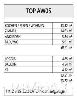 Raumaufteilung AW05