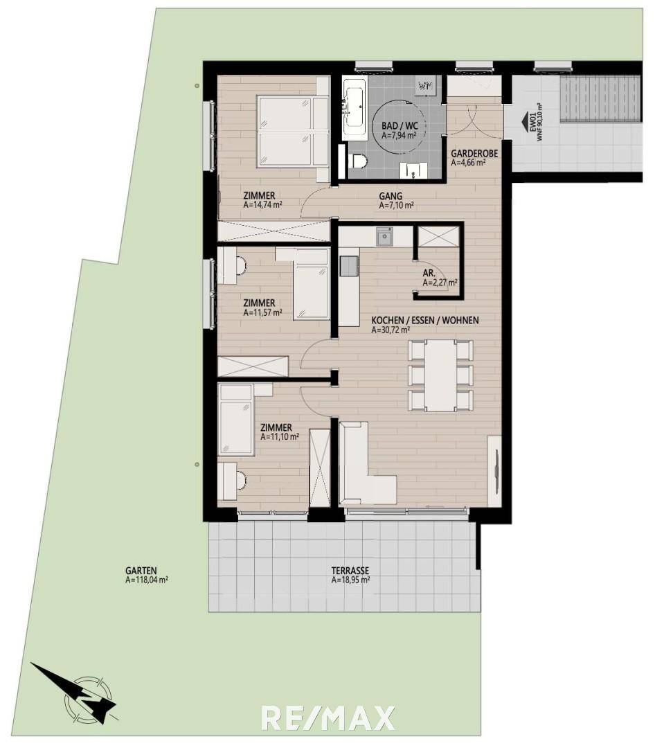 Grundriss EW01