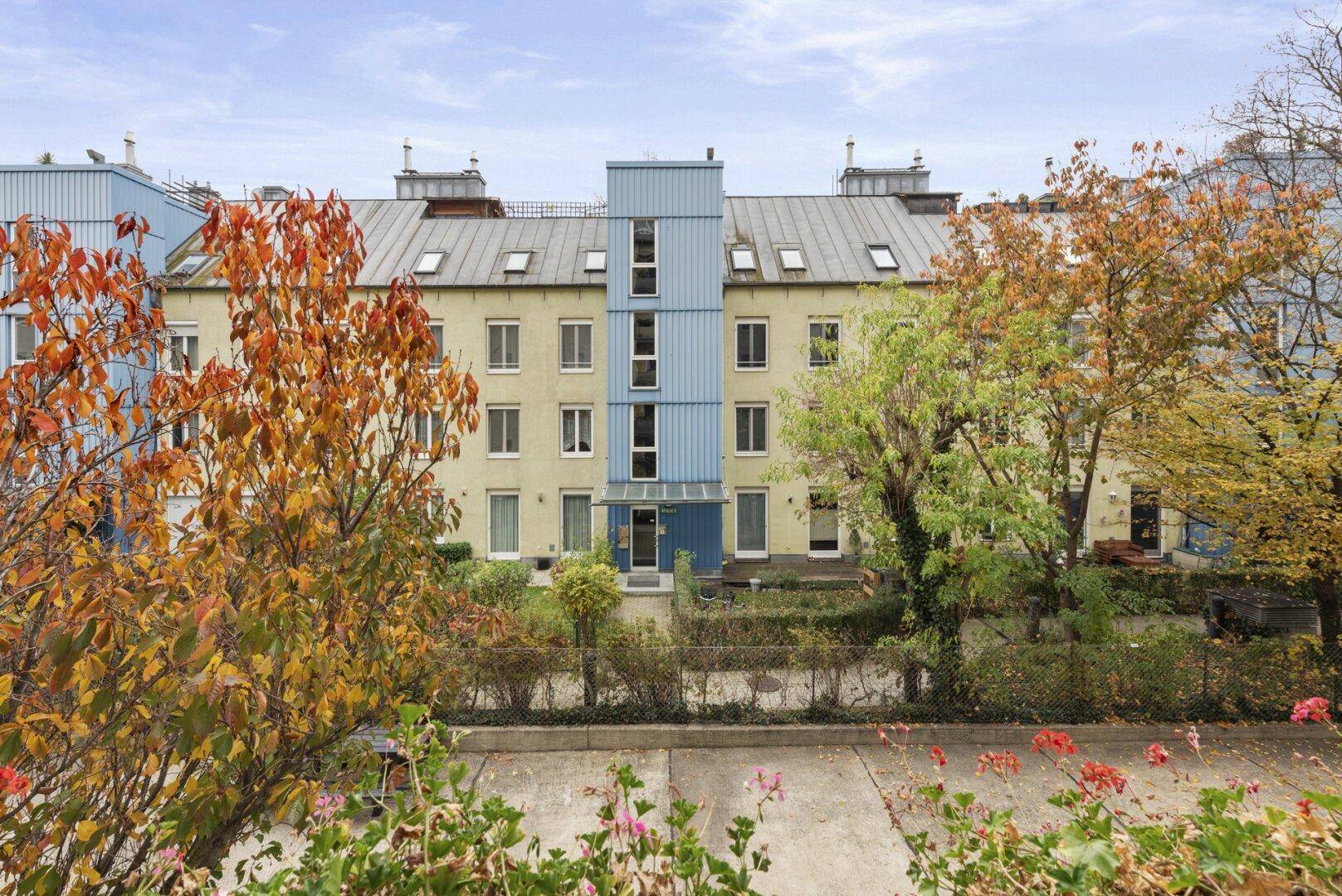 Die Aussicht vom Balkon