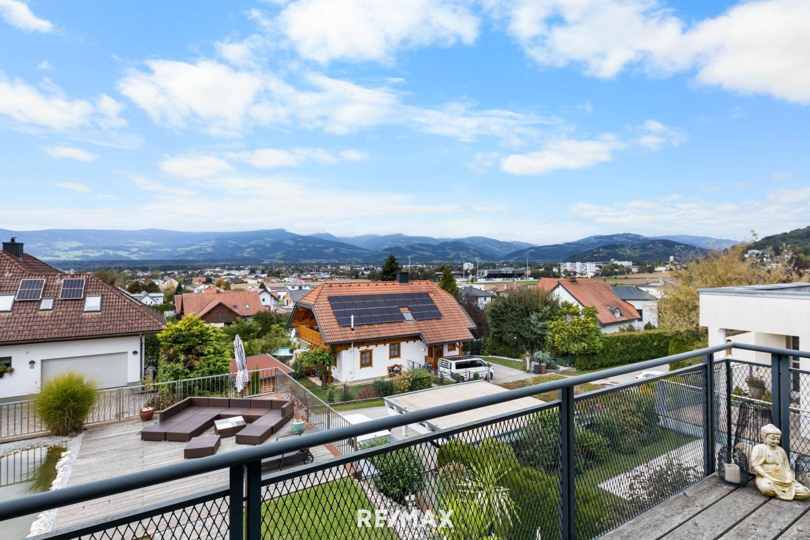 Ausblick Balkon