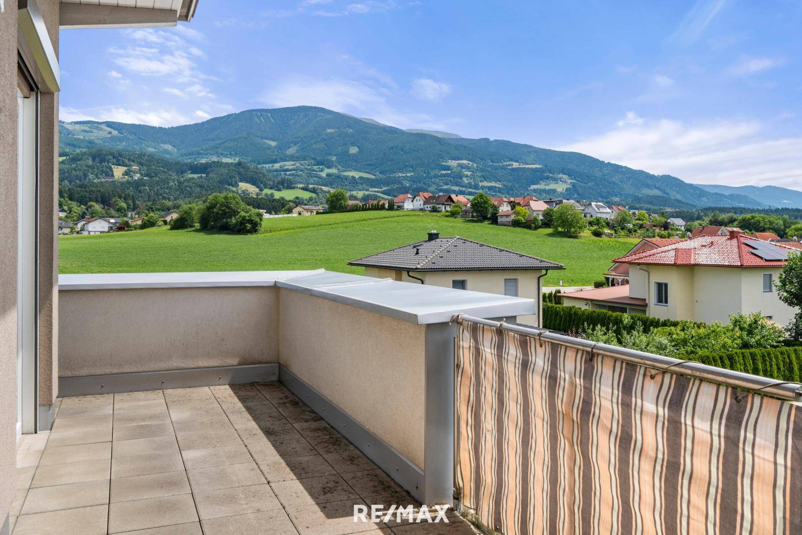 Terrasse samt Ausblick