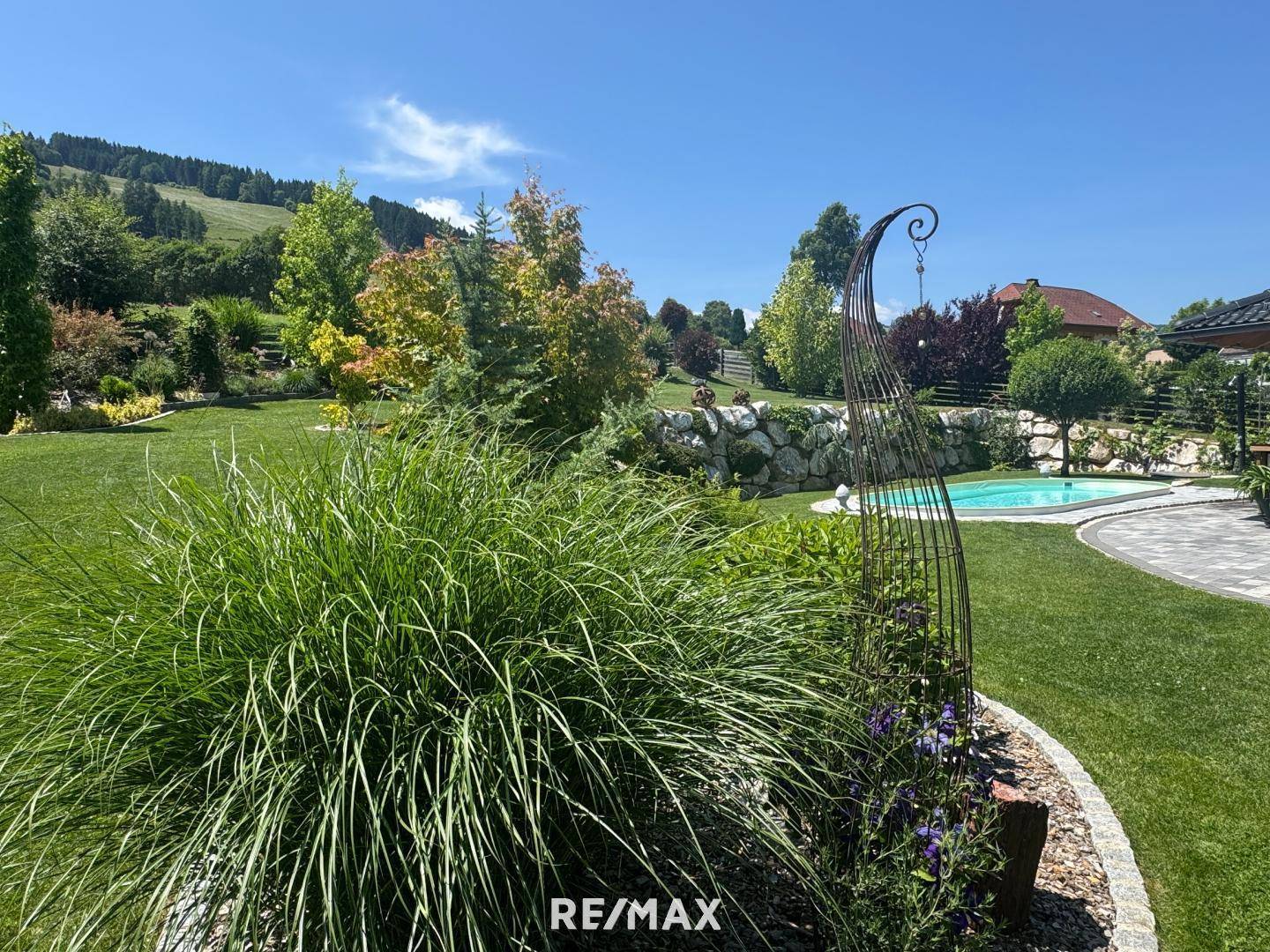 Pool samt Garten