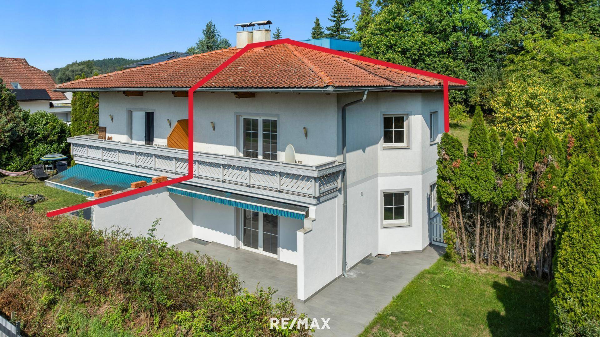 Haus markiert