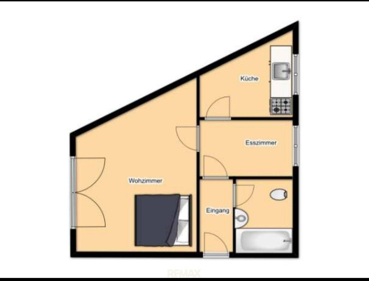 Vermietete Anlegerwohnung in zentraler Lage in Graz Eggenberg, Nähe FH Joanneum - Ansicht 6