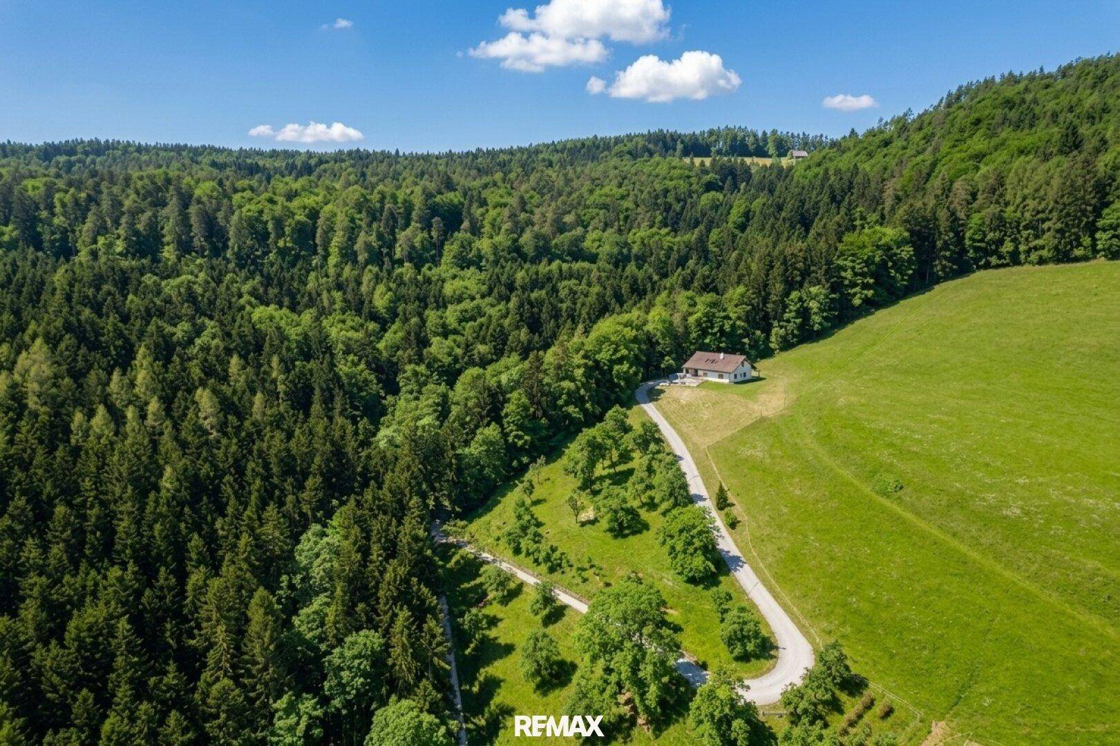 Haus samt Zufahrt
