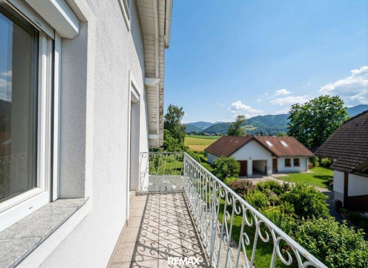 Balkon mit Aussicht