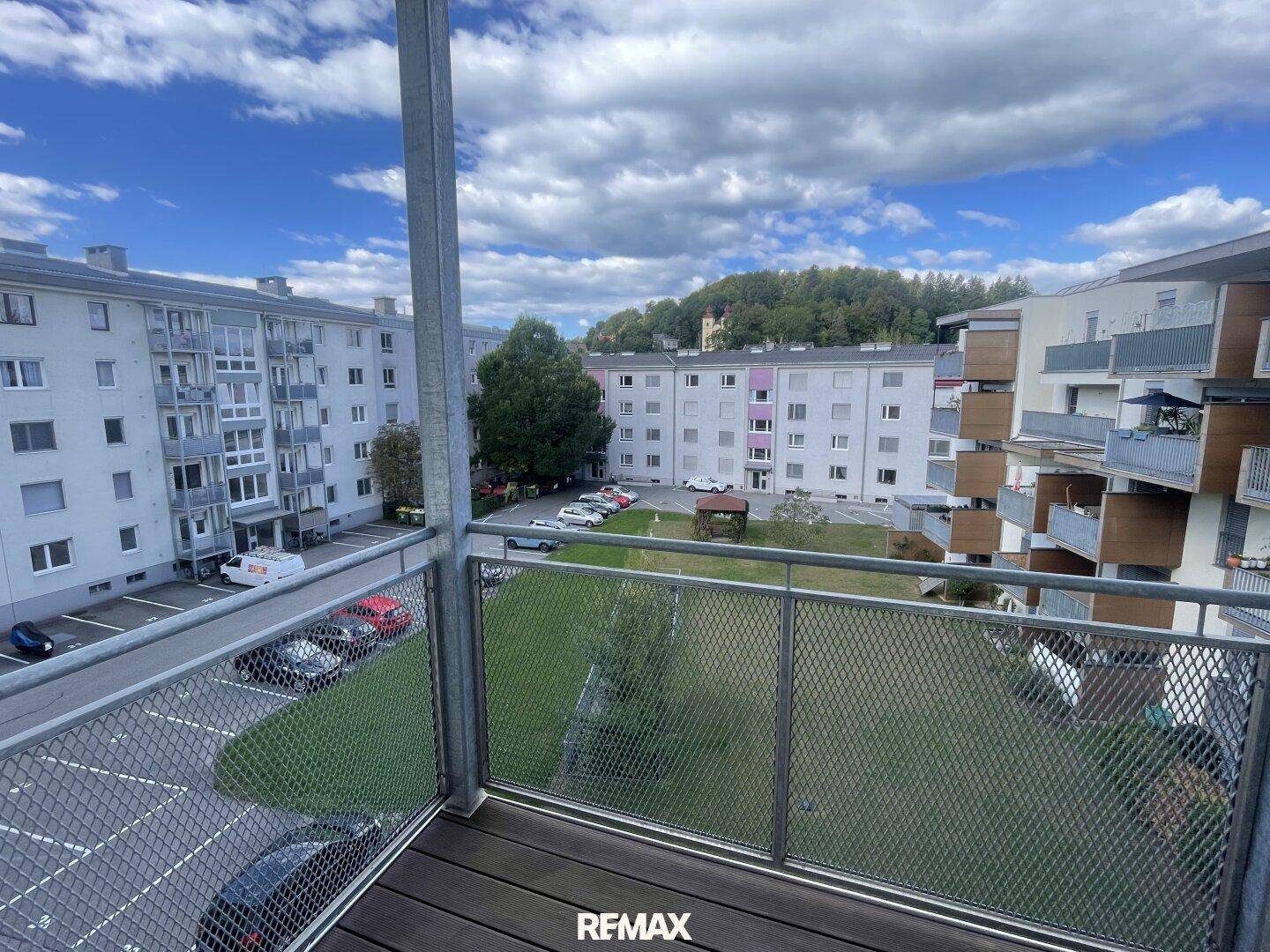 Balkon mit Blick aufs Kreuzbergl