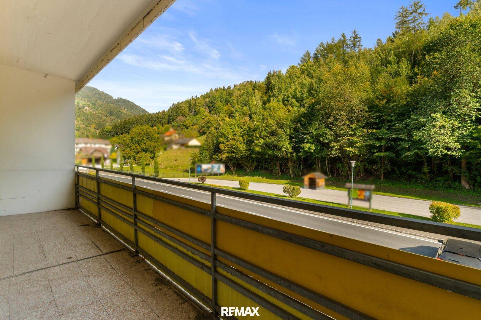 Ausblick Balkon