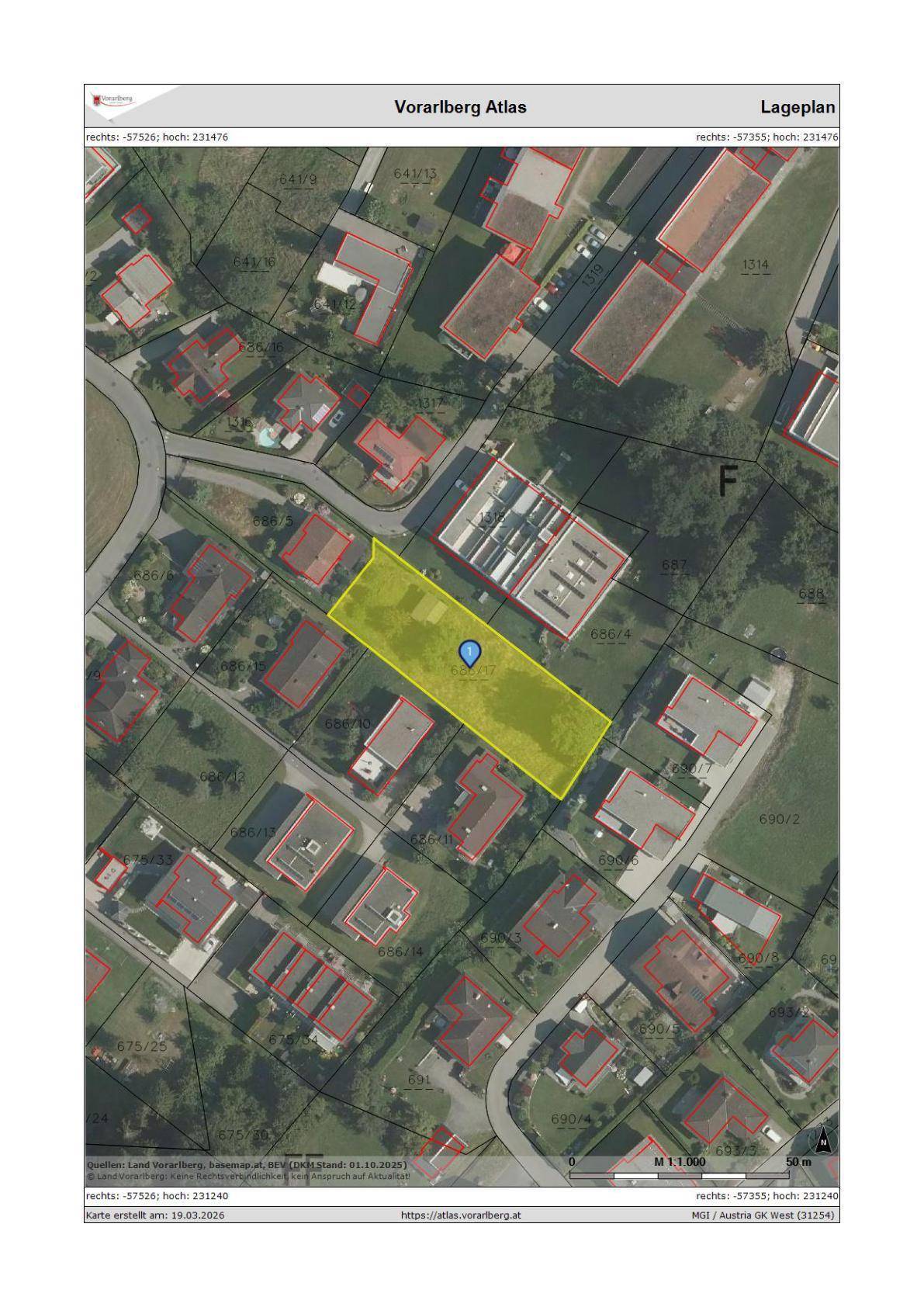 Traumhaftes Baugrundstück (Hanglage) in Feldkirch-Tisis mit herrlichem Blick auf die Schweizer Alpen - Ansicht 6