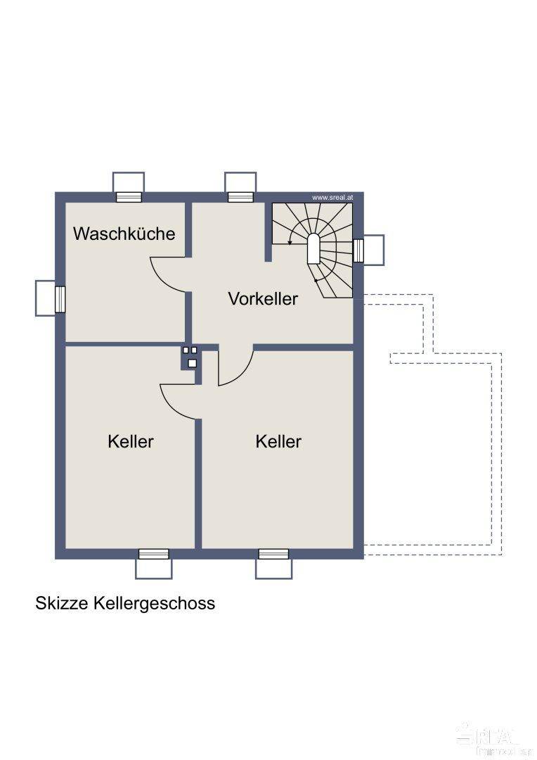 Grundriss Keller