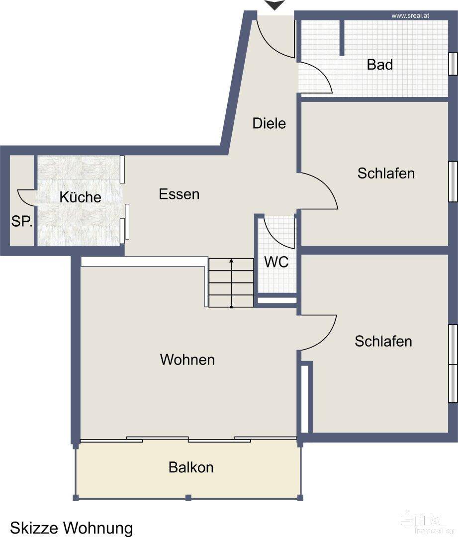 Raumaufteilung