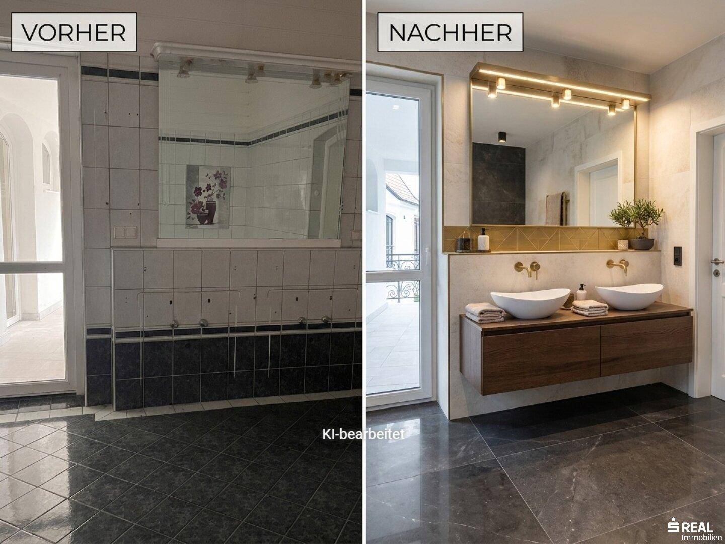 Bad vorher/nachher Bild KI_generiert