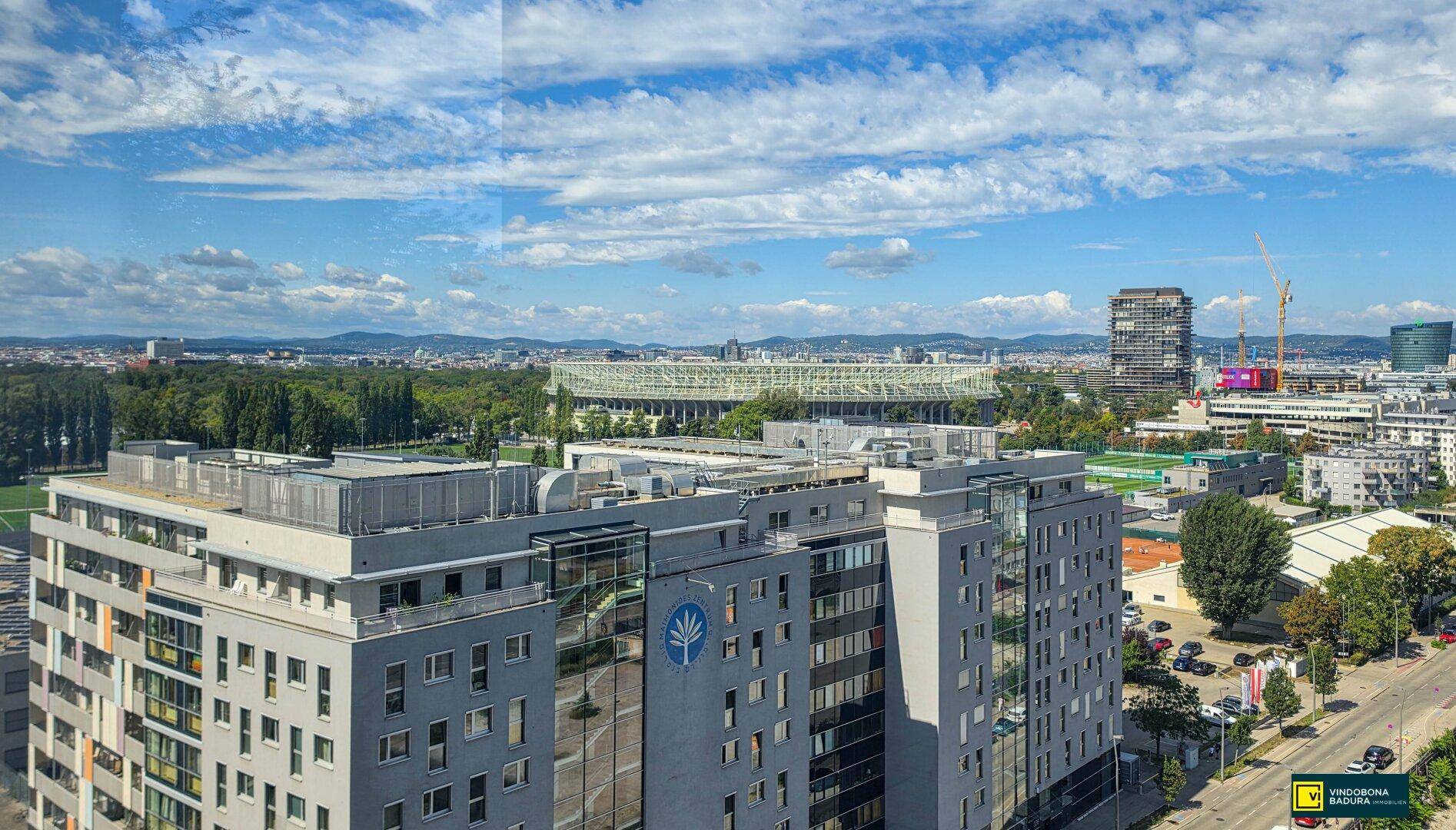 Gemeinschaftsterrasse Blick City