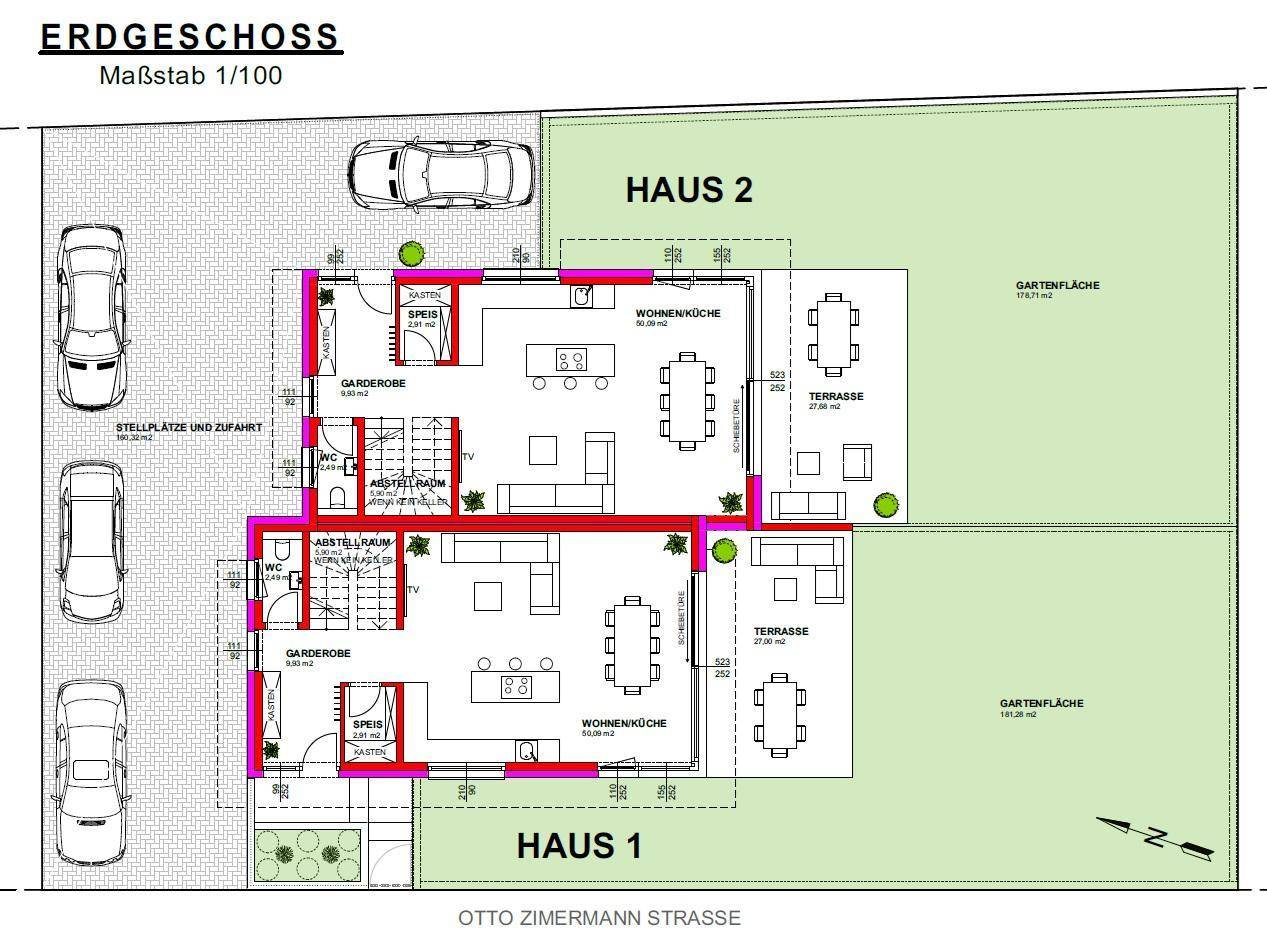 Designer - Doppelhaus in Perchtoldsdorf am Weinberg – pohled 5