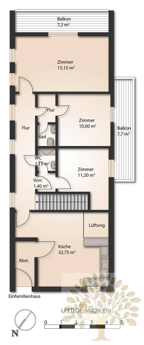 Grundriss Nebengebäude OG