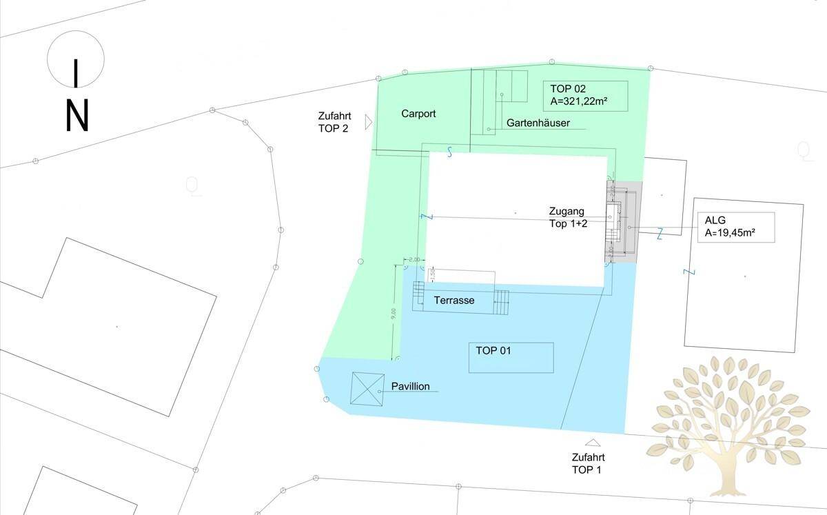 Plan Ausenflächenplan