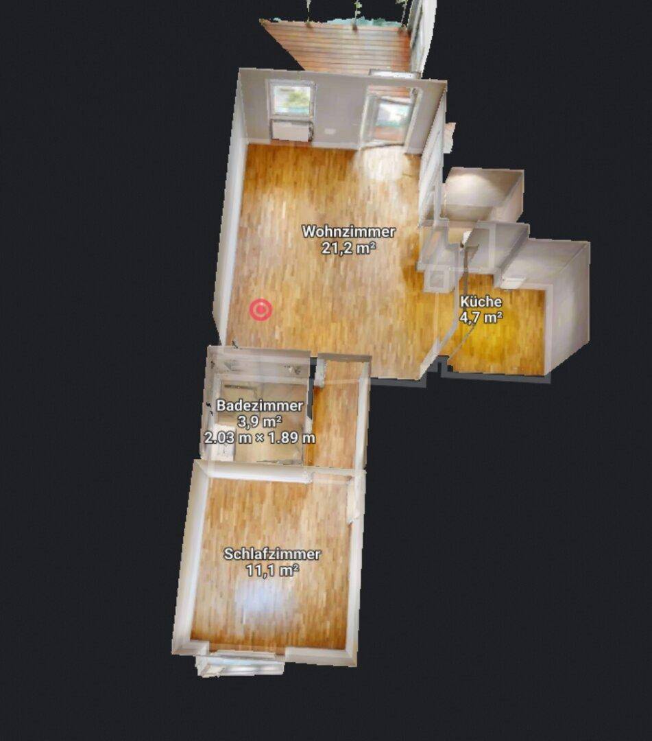 Erstbezug im Stilaltbau | XL-Loggia | Grünblick | LIFT | Letztes Regelgeschoss – pohled 3