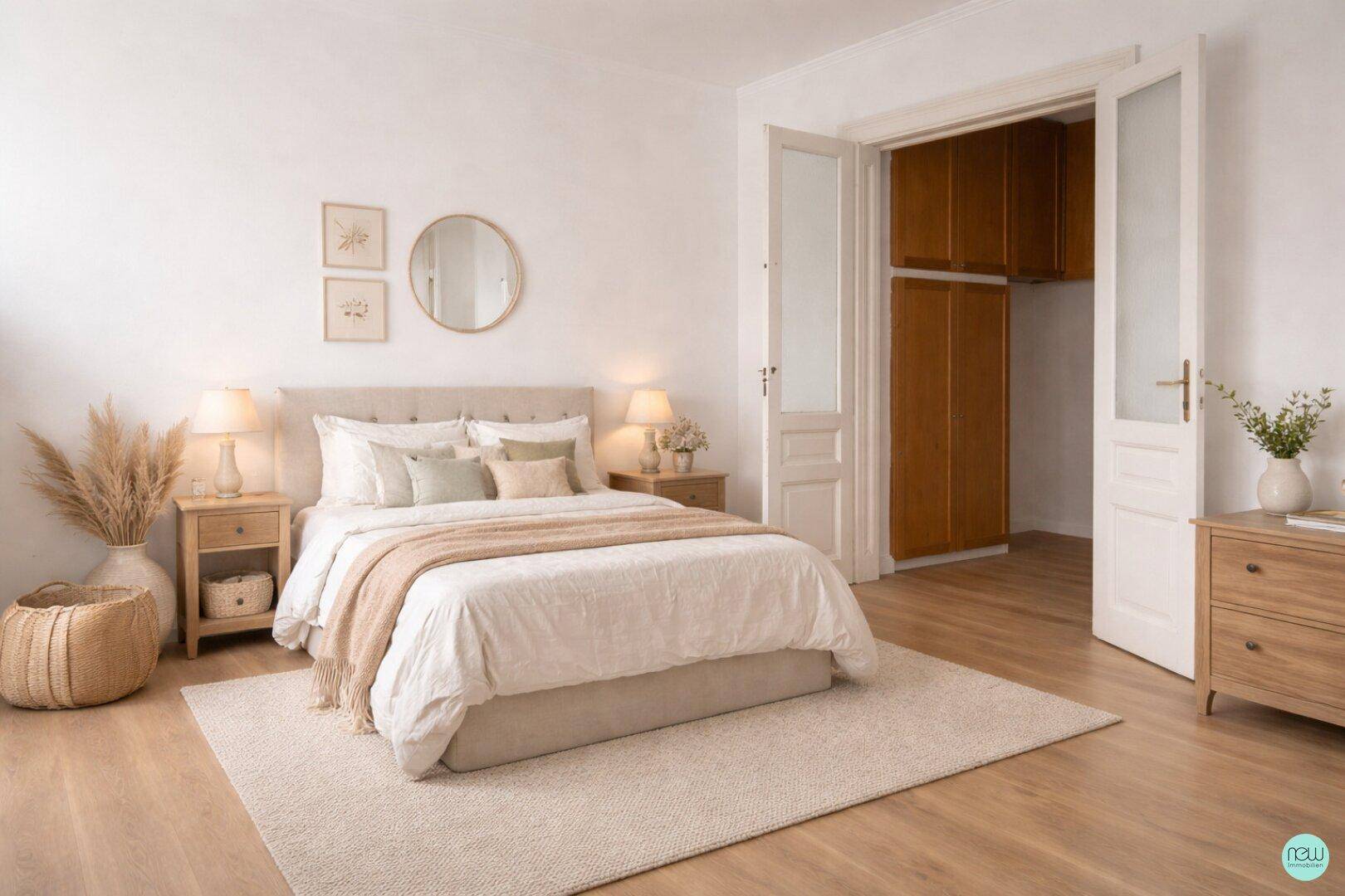 Wohnen, Arbeiten, zur Ruhe kommen/ helle 82 m² Altbauwohnung + Schuppen + 3 PKW-Abstellplätze - Widok 6
