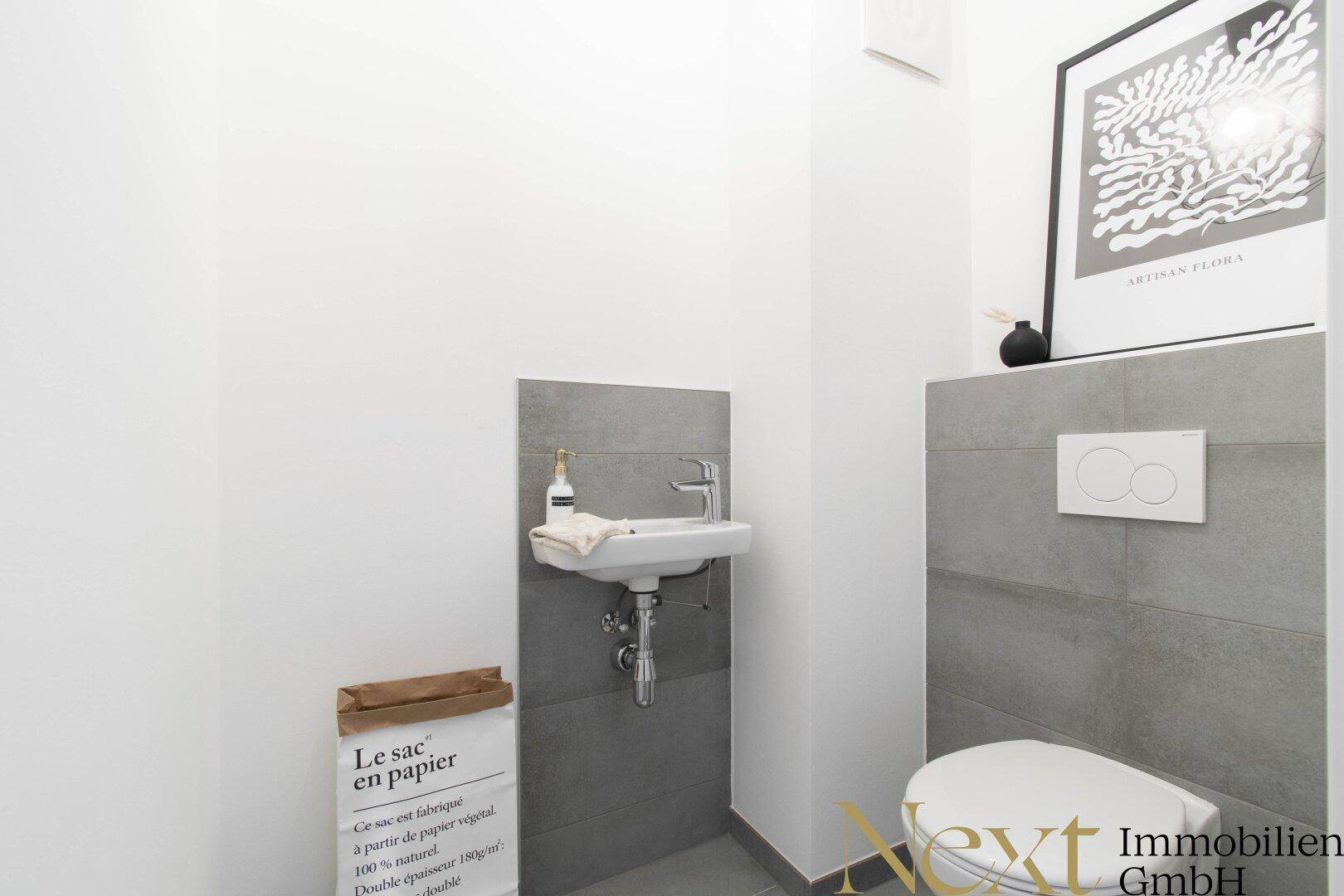 Musterfoto Toilette (Mustermöblierung)