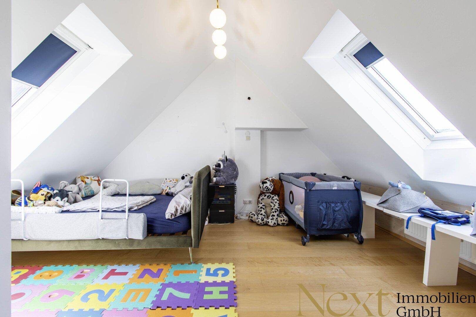 Schlafzimmer Spitzboden