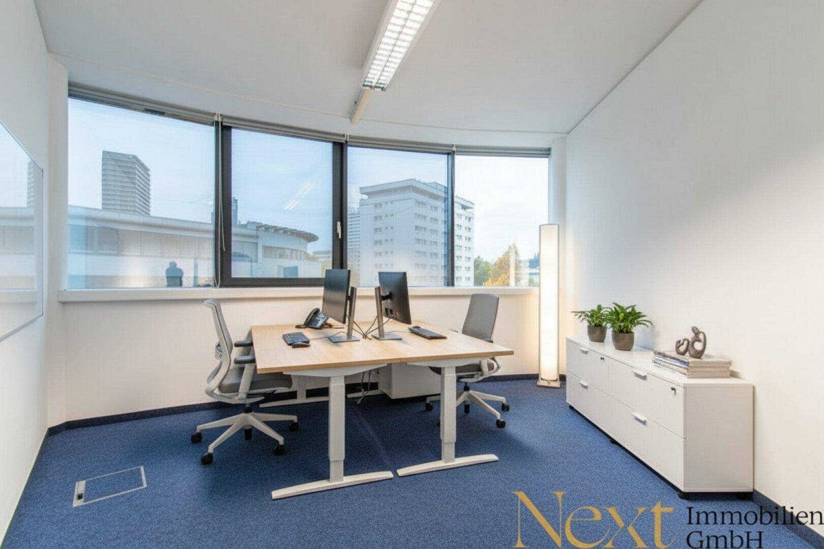 Büro I - Visualisierung – Einrichtung mittels KI ergänzt