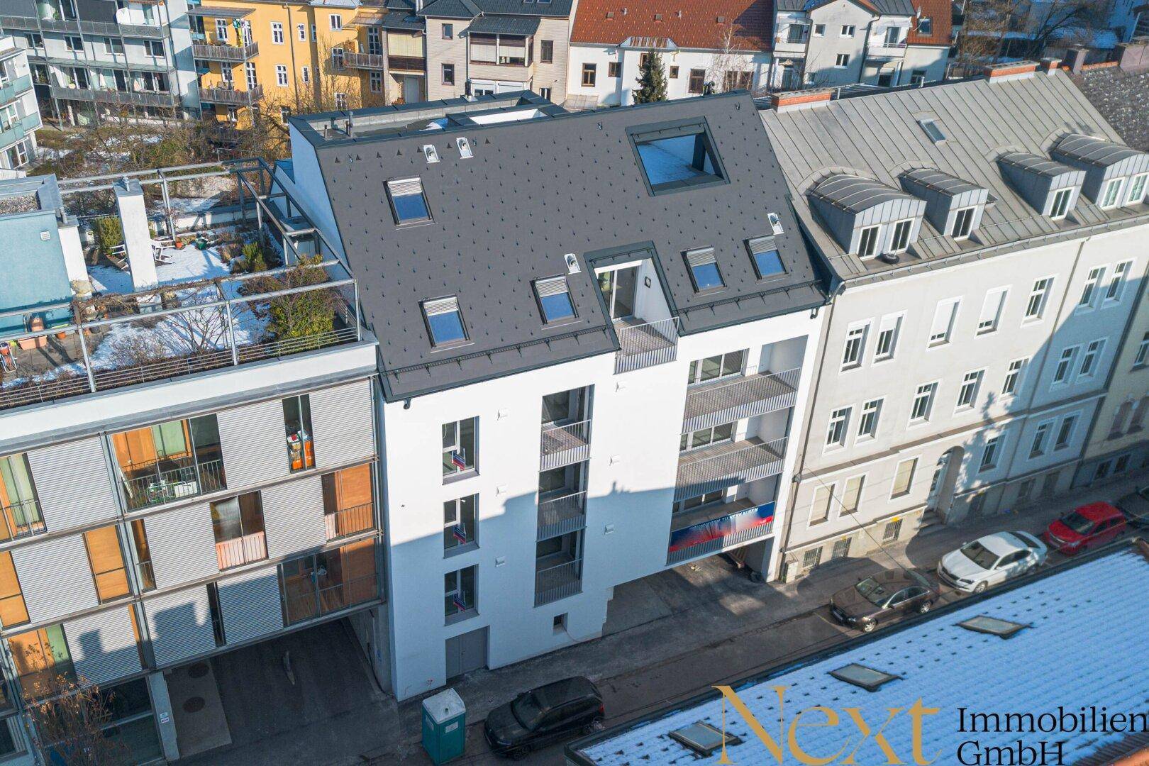ERSTBEZUG! Hochwertige 2-Zimmer-Wohnung mit gemütlichen Eigengarten in Linz-Urfahr zu verkaufen! - Ansicht 5