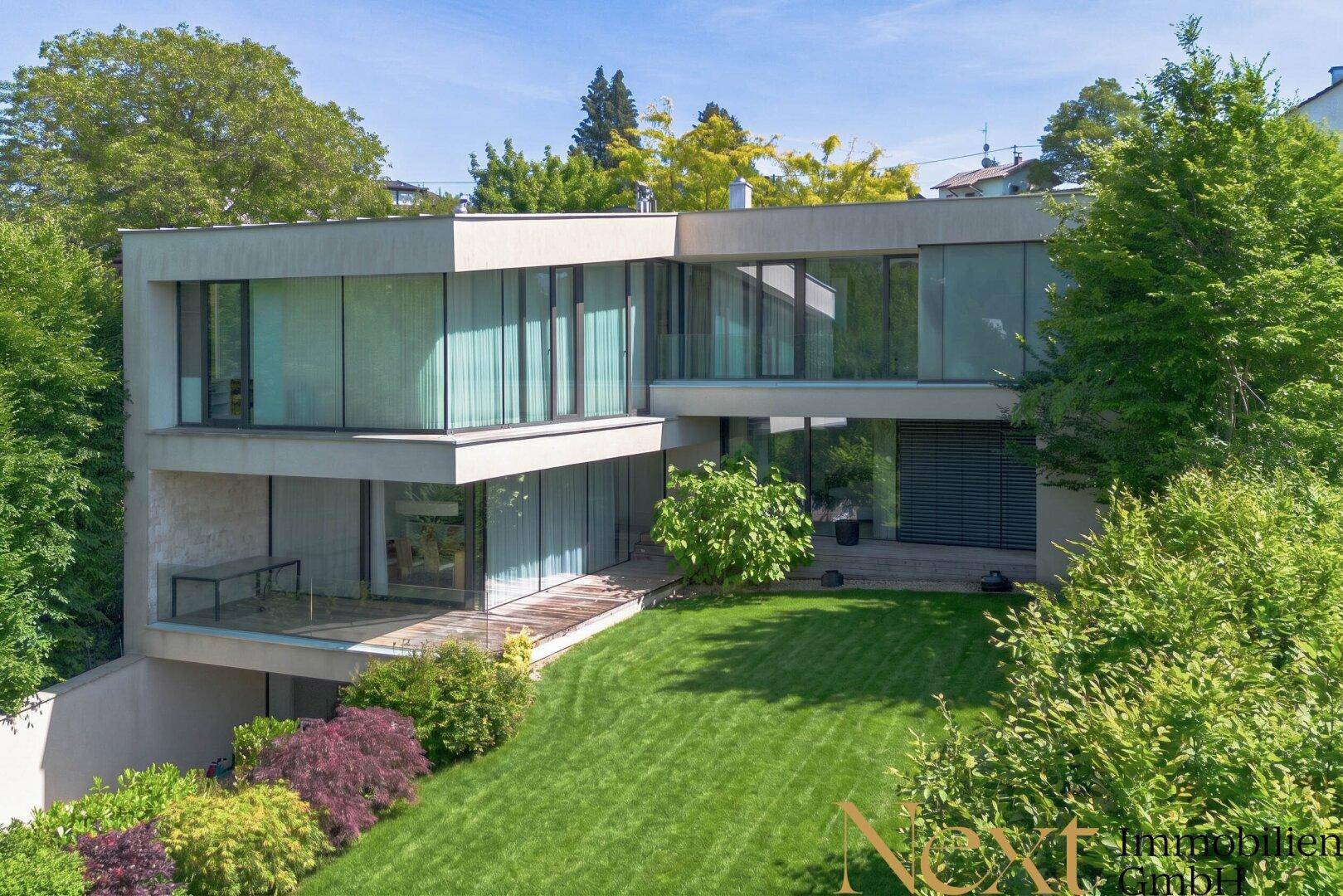 Architektur trifft Privatsphäre – exklusives Privatdomizil mit Wellnessbereich, Salzwasserpool in einer grünen Garten-Oase! - Ansicht 4