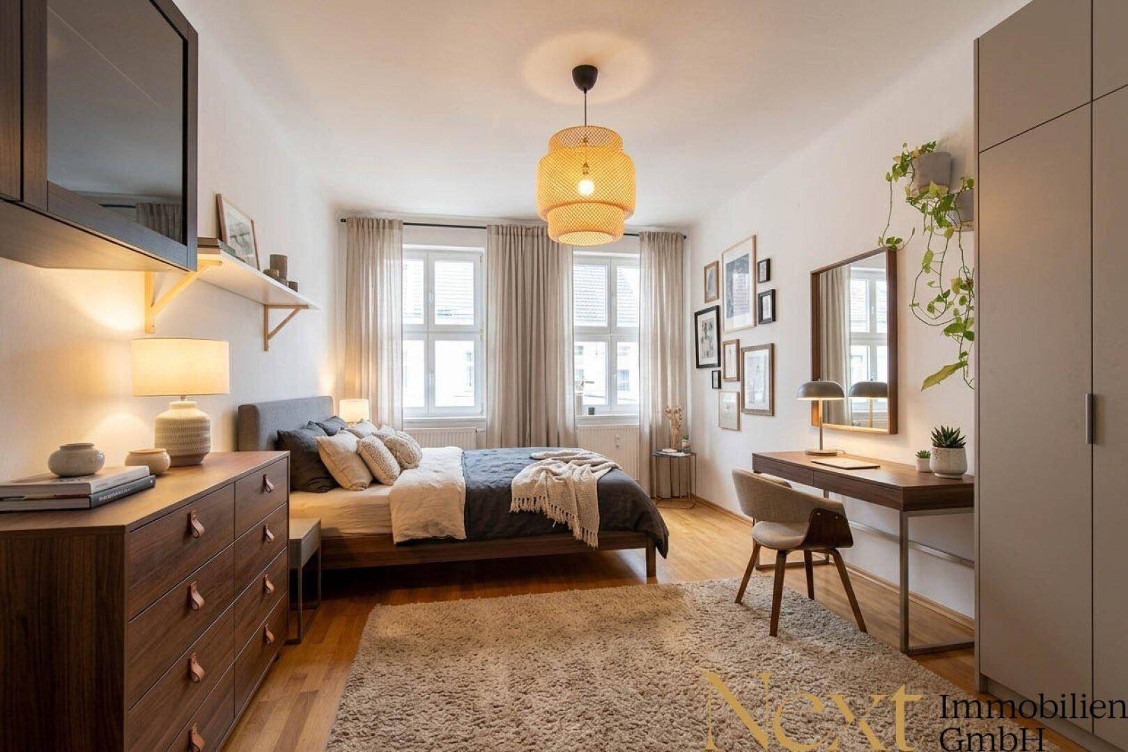 Schlafzimmer I (KI möbliert)