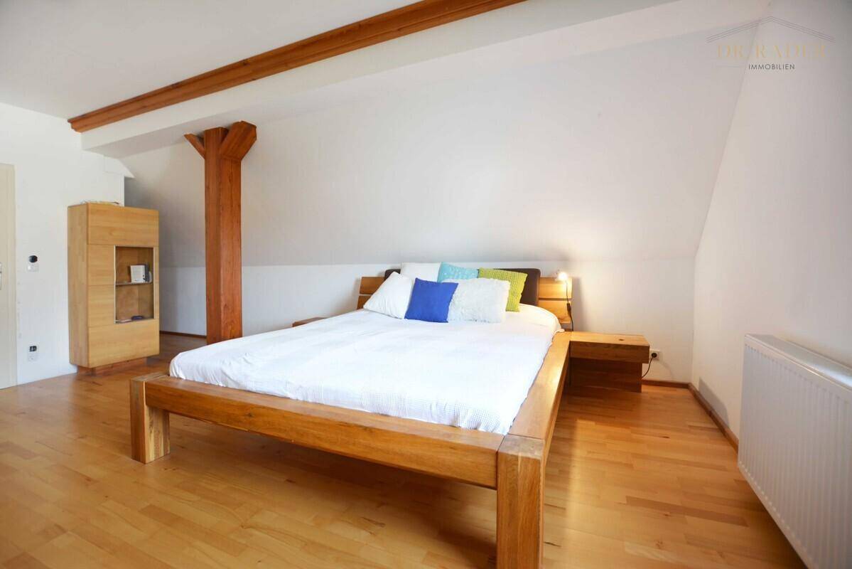 Schlafzimmer im Dachgeschoß