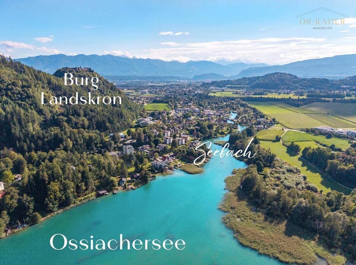 Ossiacher See Blick Richtung Villach