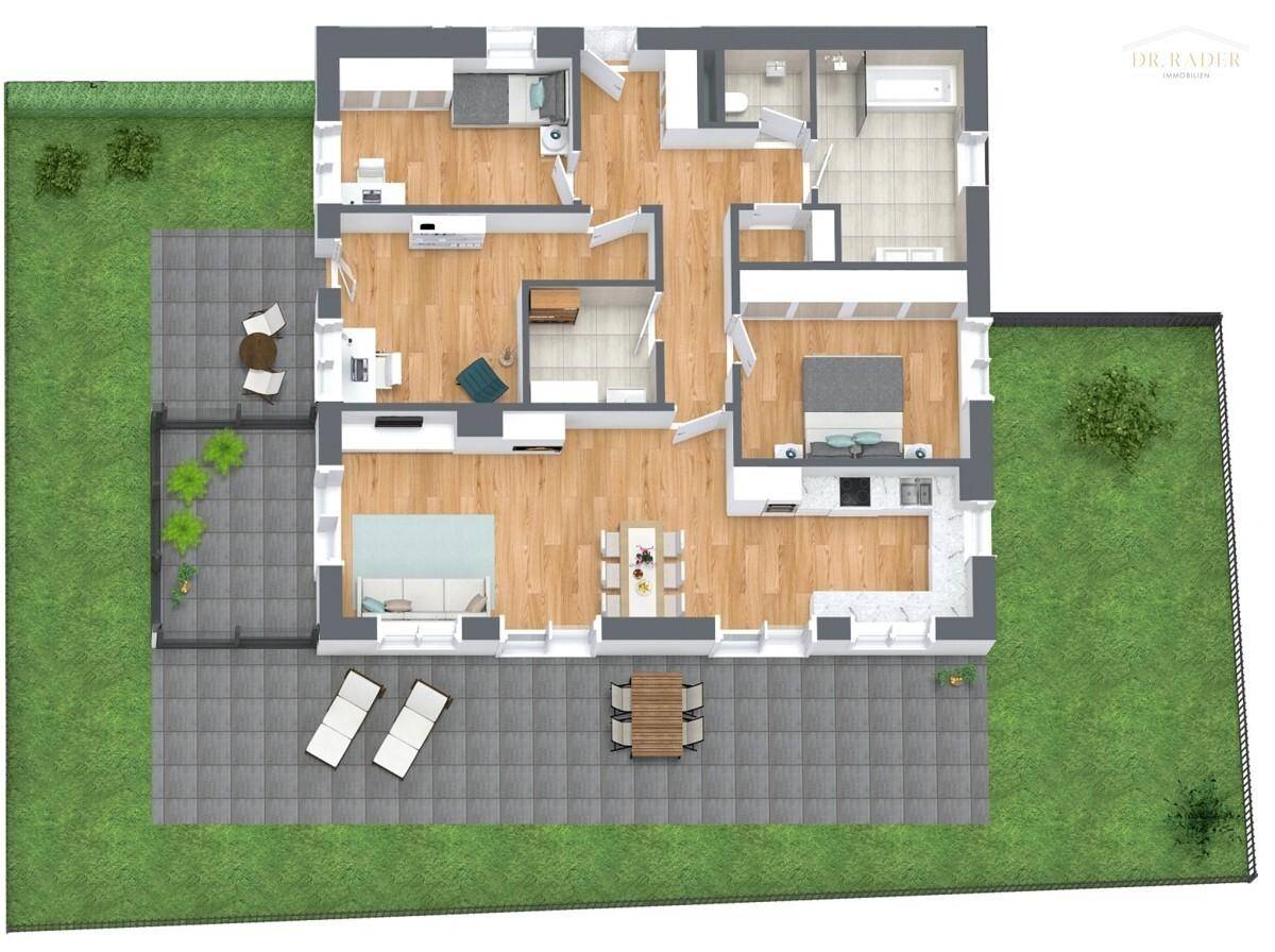 Erdgeschosswohnung Haus 1