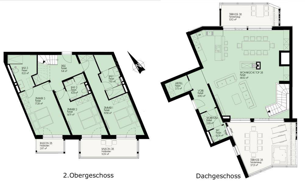 Neubau: 4-Zimmerwohnungen in Toplage - Söll - Ansicht 5