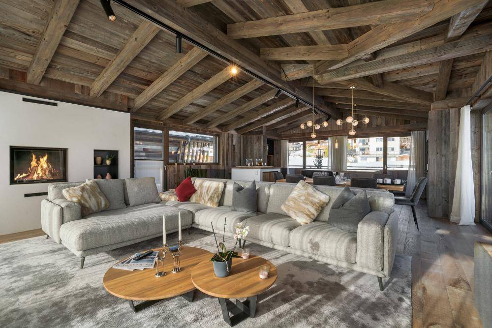 Sonnig - Ruhig - Aussichtslage: Edel möbliertes Chalet - Ansicht 6