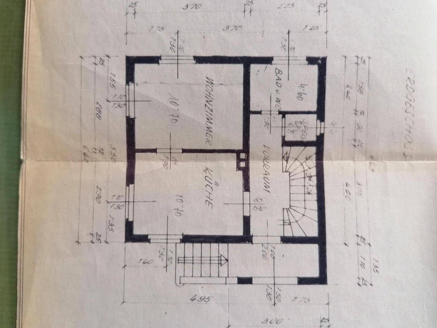 886, Grundrißplan EG