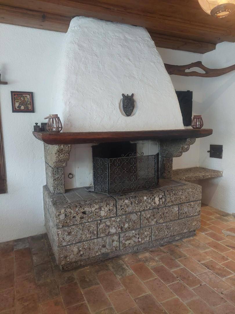 887, Kamin im Partykeller