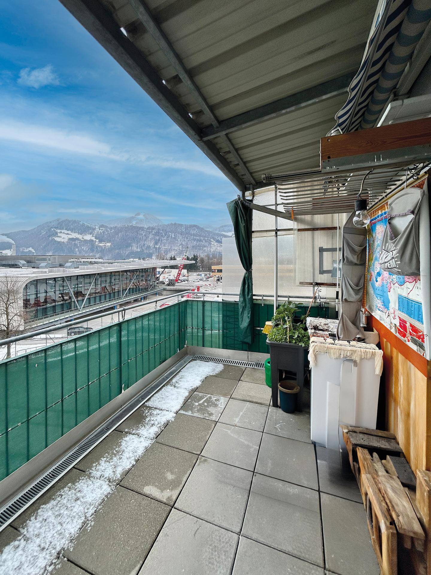 Panorama-Balkon mit Fernsicht