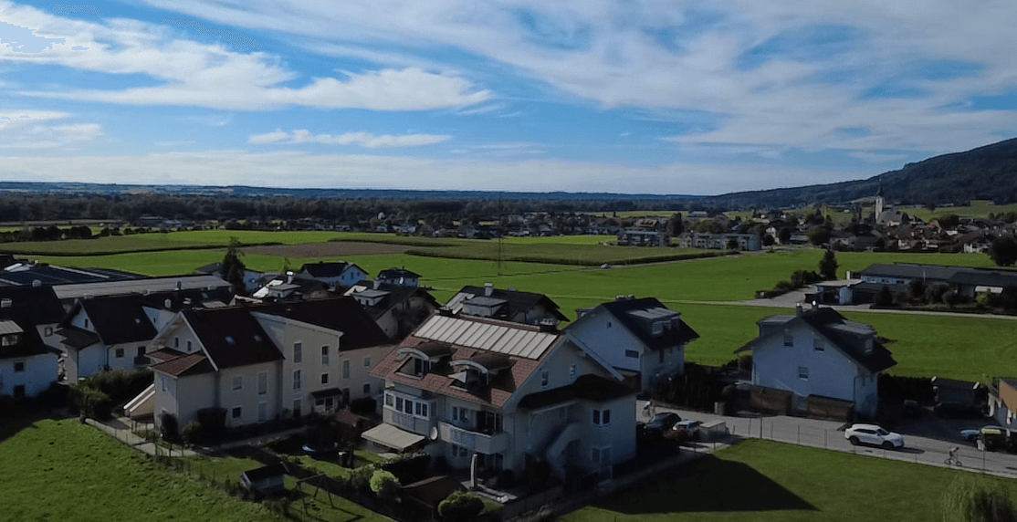 Blick ins Dorf