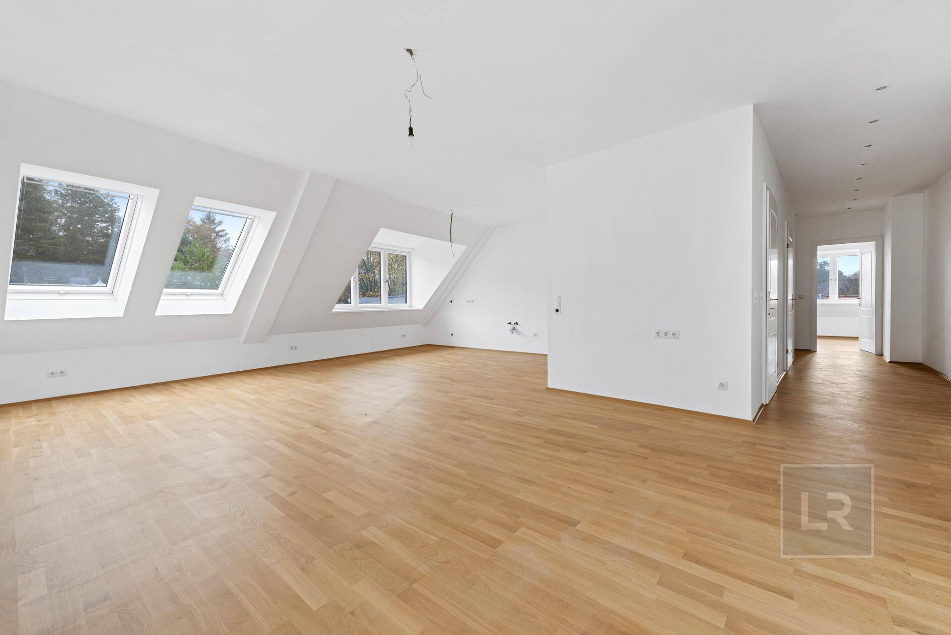 BESTE LAGE MAUER: Dachgeschosswohnung mit traumhaftem Dachgarten 77 m² plus Terrasse auf Wohnebene - Mehr